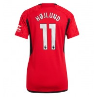 Ženski Nogometni dresi Manchester United Rasmus Hojlund #11 Domači 2023-24 Kratek Rokav